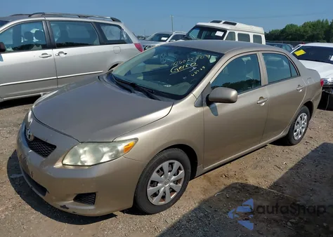 2010 Toyota Corolla Le из США, поврежденный, VIN 1NXBU4EE9AZ296778